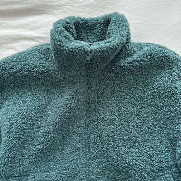 Levi's Dark Green Teddy Jacket - Picture 5 of 7